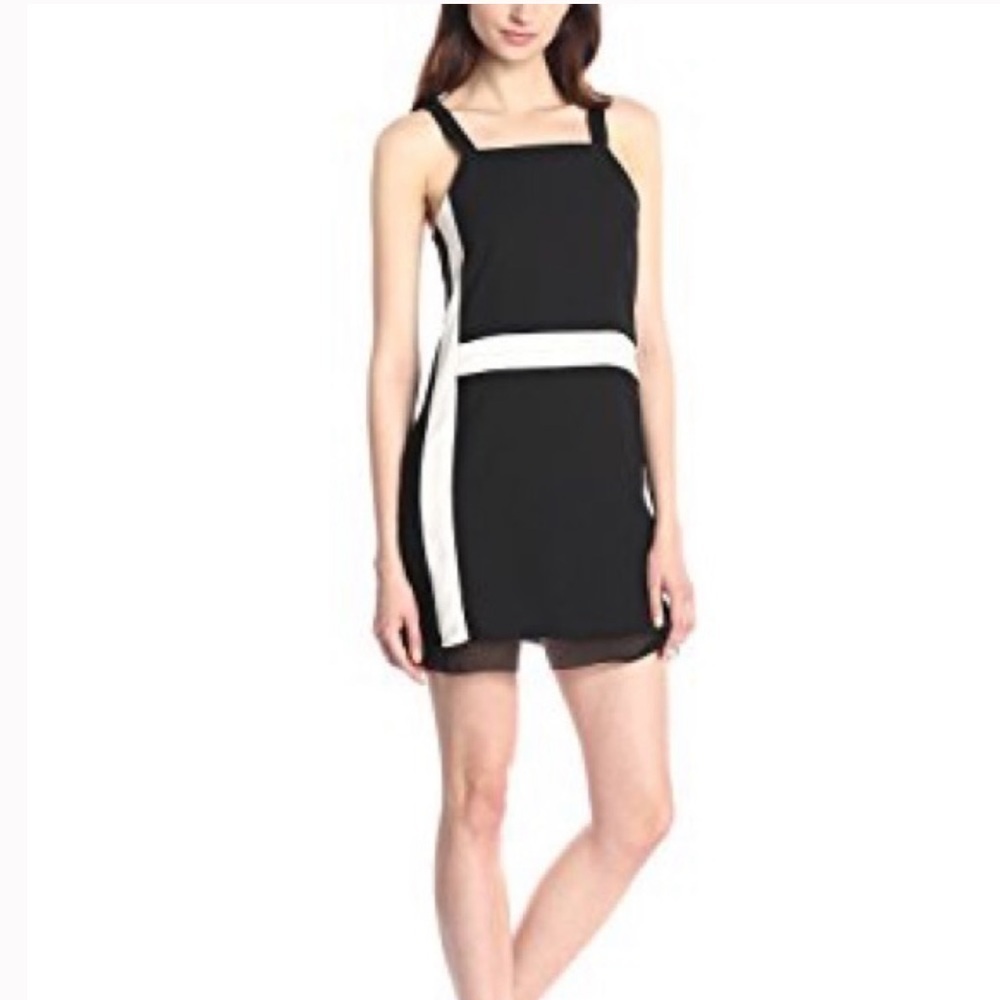 Nwt Parker silk lined retro vibes black dress